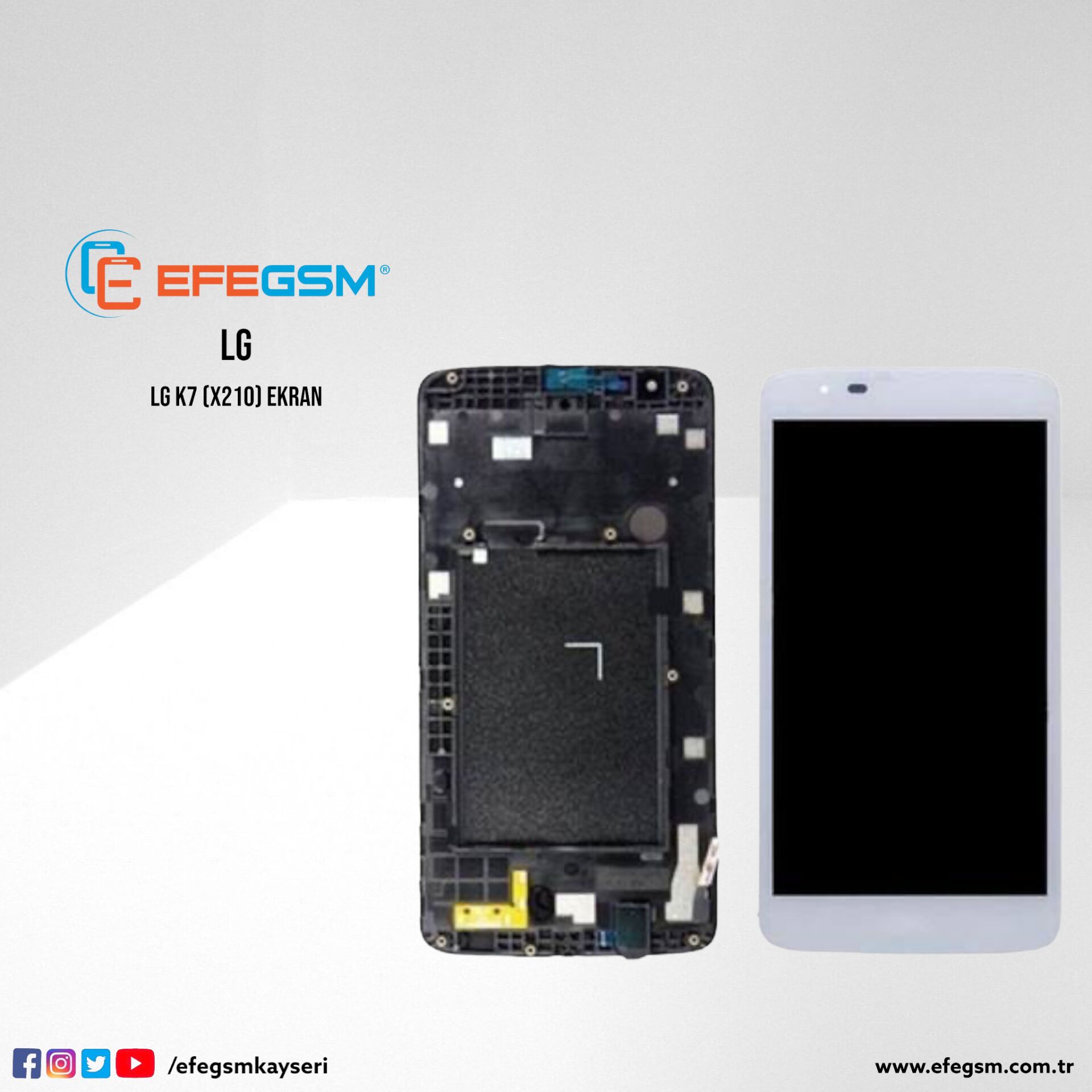 LG K7 (X210) Ekran