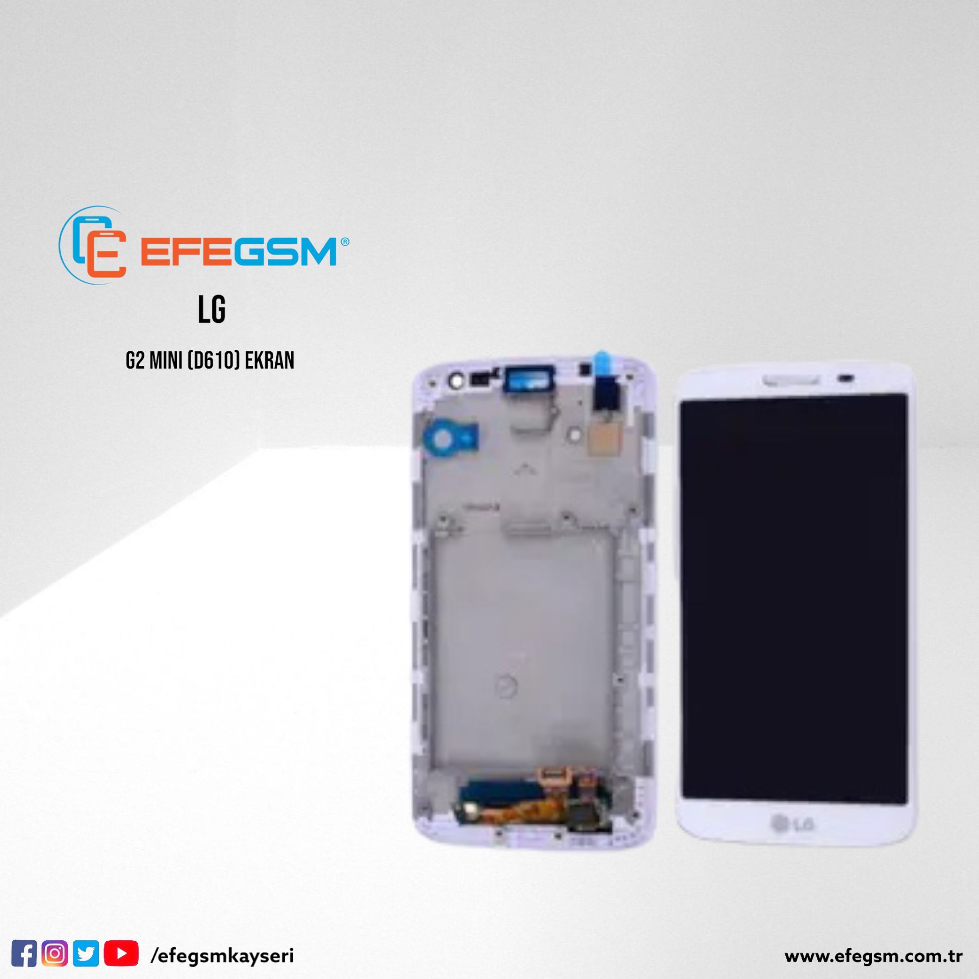 LG G2 Mini (D610) Ekran Gold