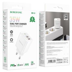 Borofone BN9 35W Dual Pd Port Usb Başlık
