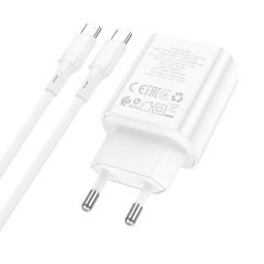 Borofone BA78A PD20W+QC3.0 Ekranlı Type-c Type-c Şarj Aleti