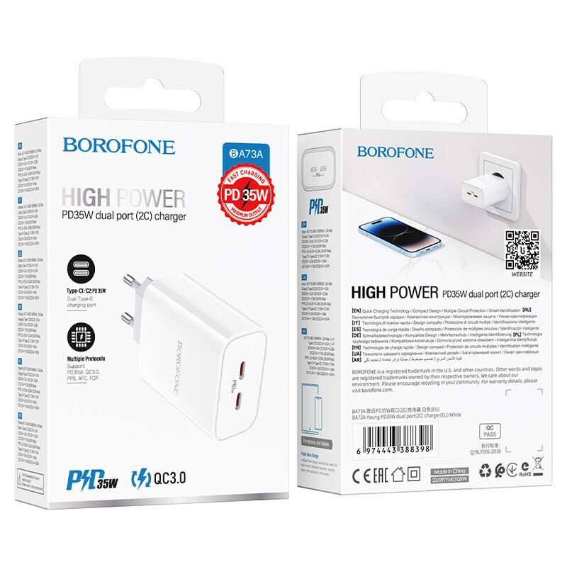 Borofone BA73A PD35W Şarj Adaptörü
