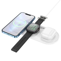 Borofone BQ19 3in1 Wireless MagSafe Şarj Aleti