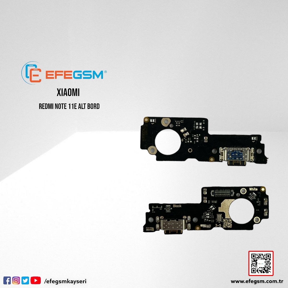 Xiaomi Redmi Note 11E Alt Bord