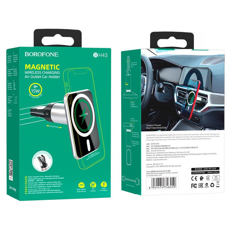 Borofone BH43 Magsafe Şarj Araç Tutacağı