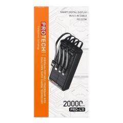 Protech Pro-L11 20000 mAh Güneş Enerjili Power Bank